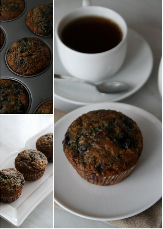 Montage Photos_Muffins aux myrtilles