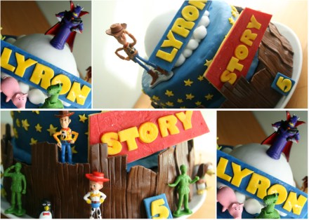 Le gâteau d’anniversaire Toy Story - 04 - Dernière étape - la déco