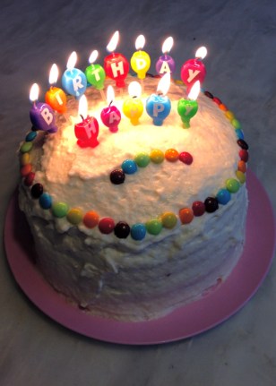 Mon gâteau arc-en-ciel ou Rainbow cake