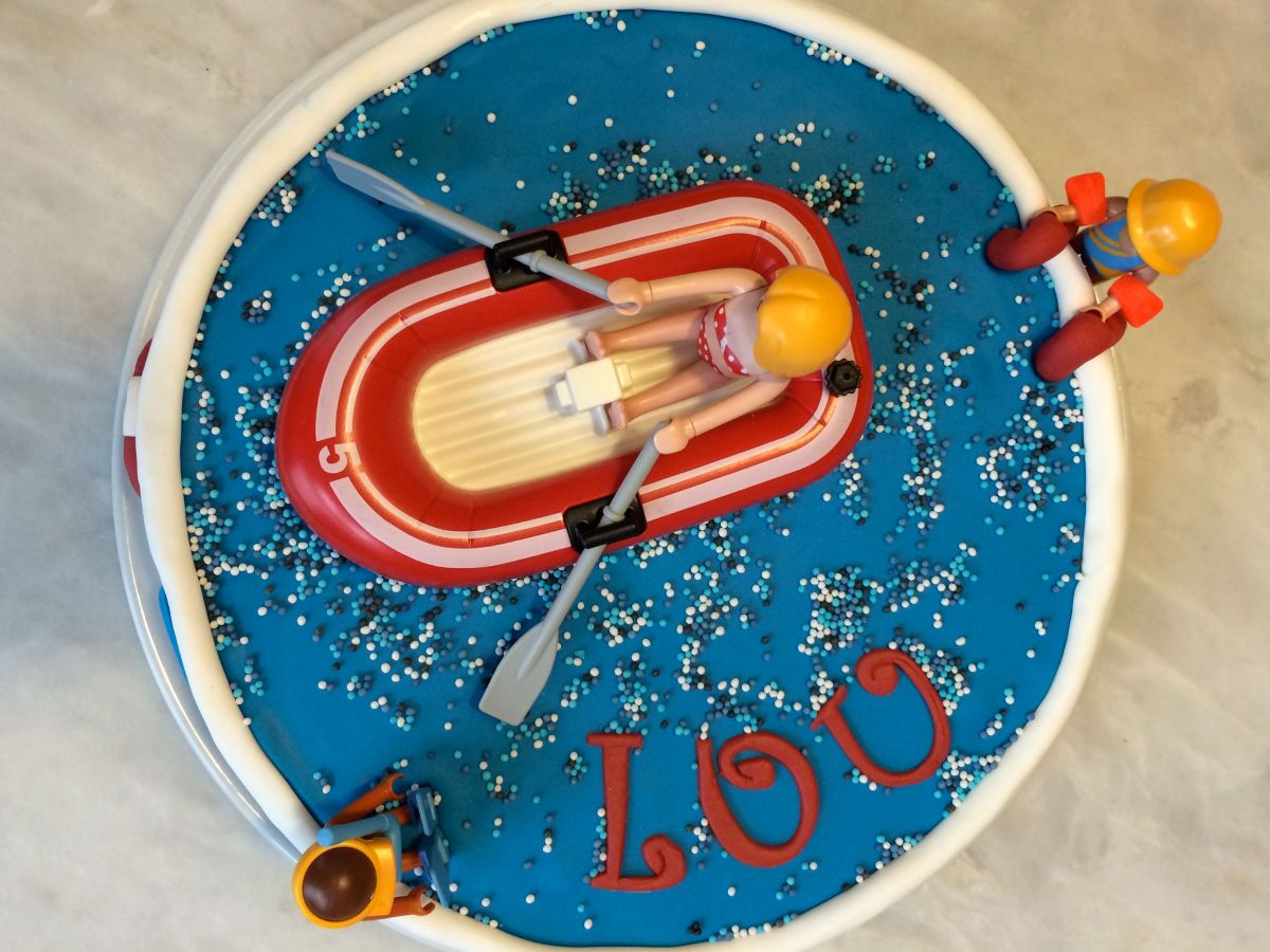 Le gâteau Piscine de #Playmobil 2 – Les préparatifs – Les délices d'Anaïs