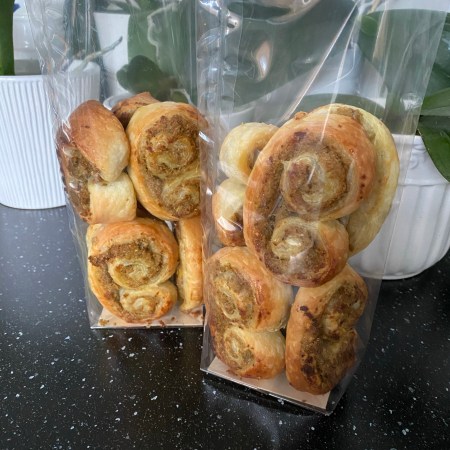 paquet de palmiers à la tapenade provençale