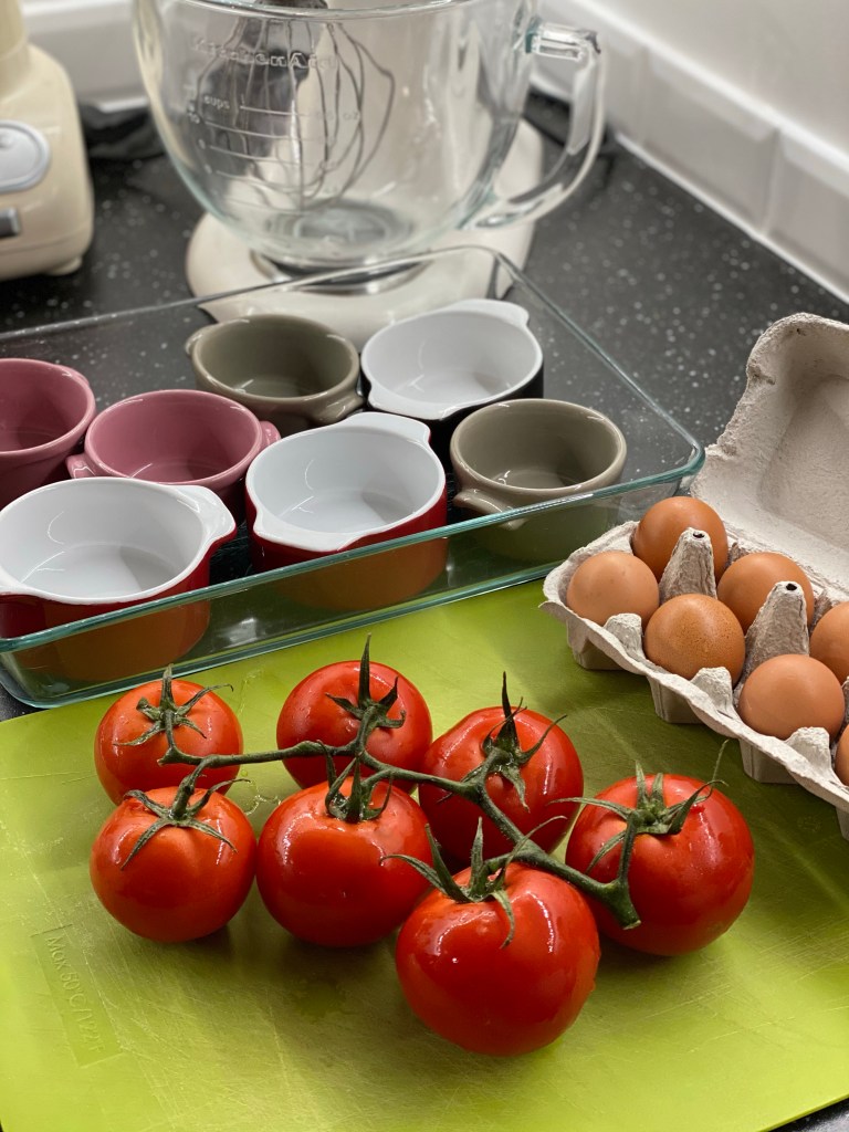 ingrédients pour la tomate cocotte