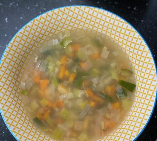 Potage au haddock fumé