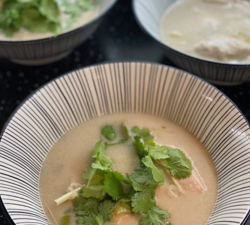 Soupe thaïlandaise poulet coco