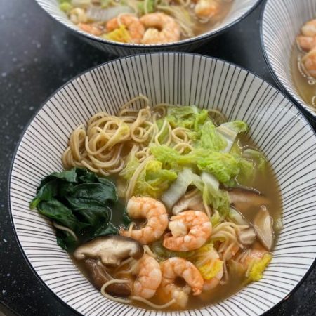 Sukiyaki de crevettes